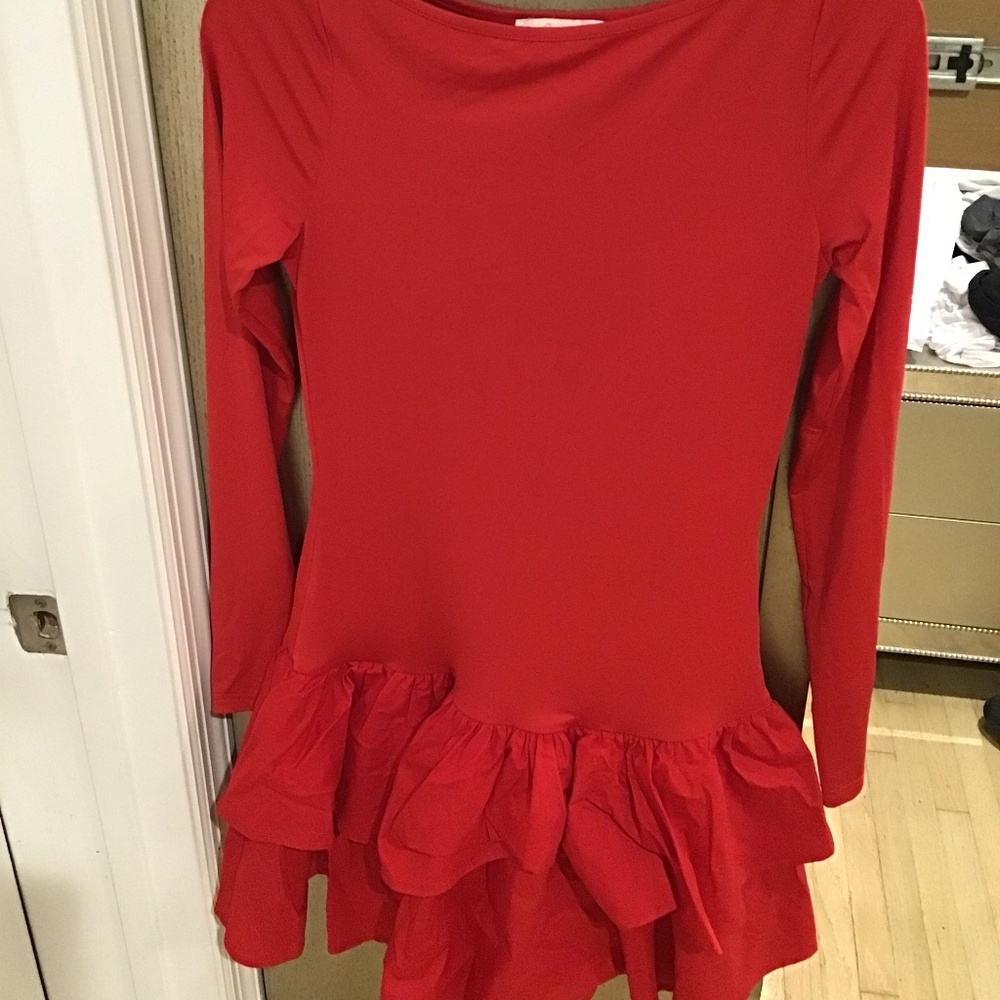 Shasa long sleeve Red tutu dress. New never worn